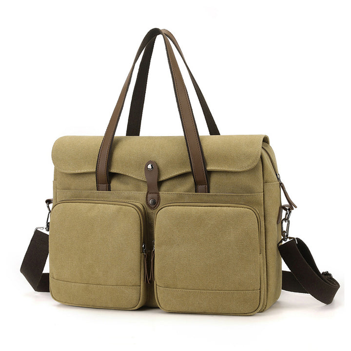 Stylische Canvas Aktentasche Karnz
