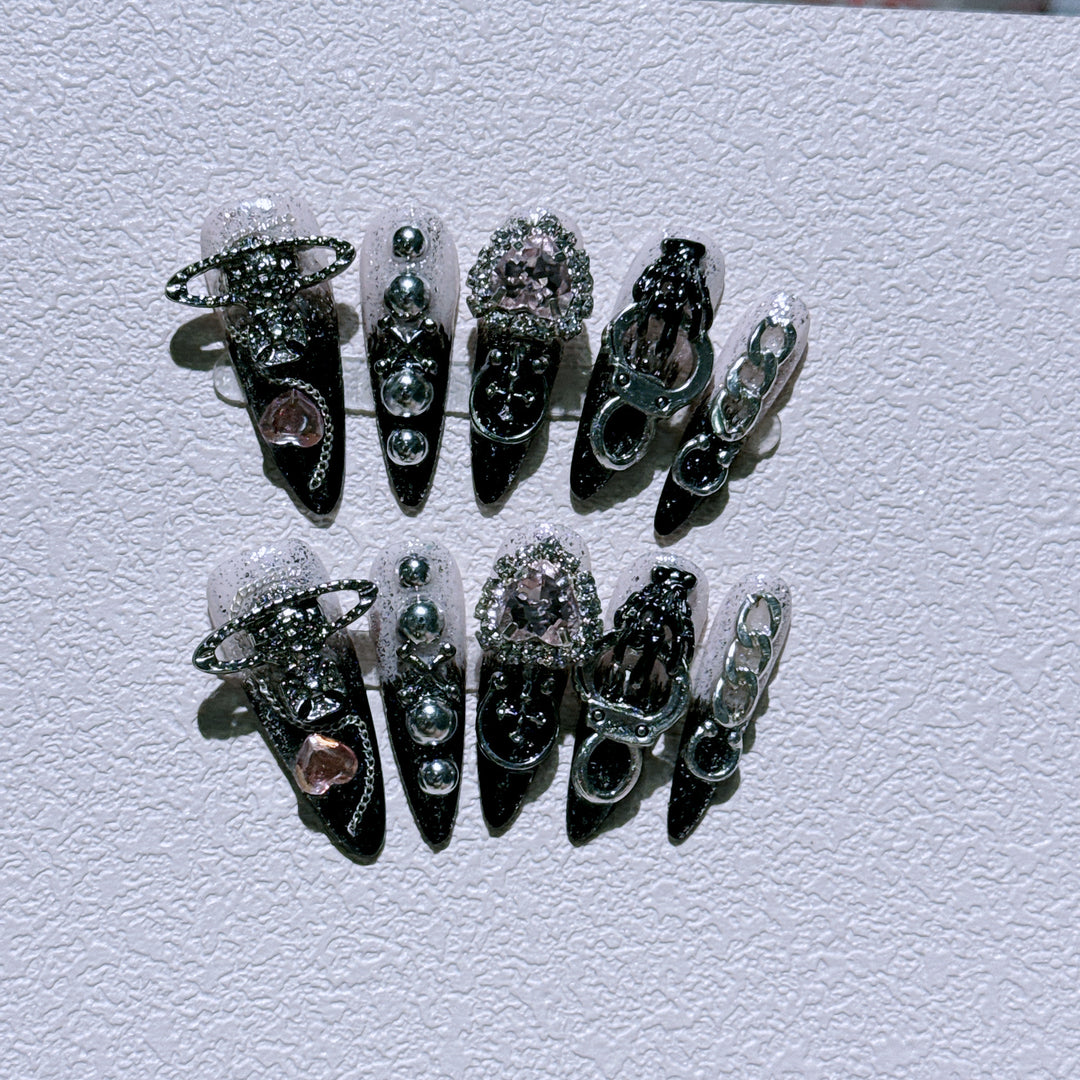 Glamouröse Nagelkunst Verlängerungen