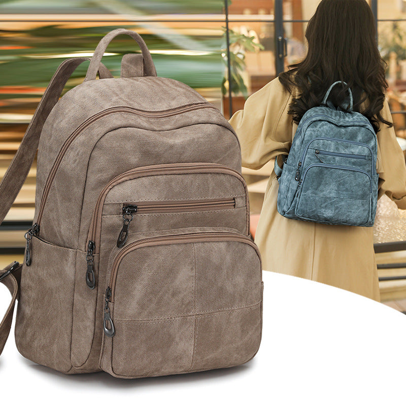 Vintage Leder Rucksack Karnz