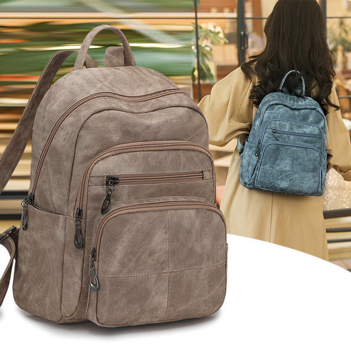Vintage Leder Rucksack Karnz