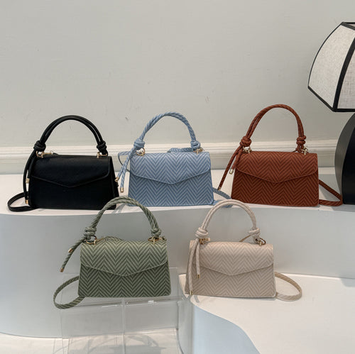 WoElegant Texturiertes Stoffhandtasche Karnz