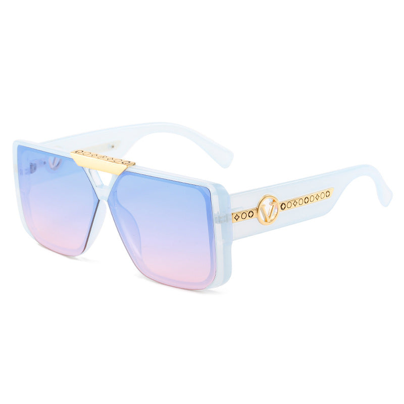 Damen elegante quadratische Sonnenbrille Karnz