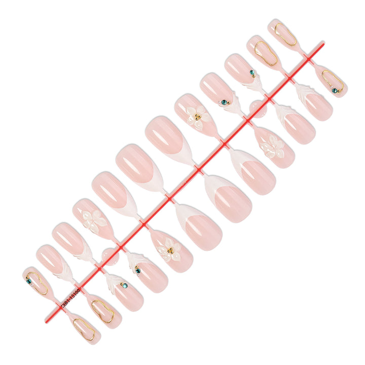 Elegantes Dekoratives Aufkleben-Nagel-Set Karnz 1788495787