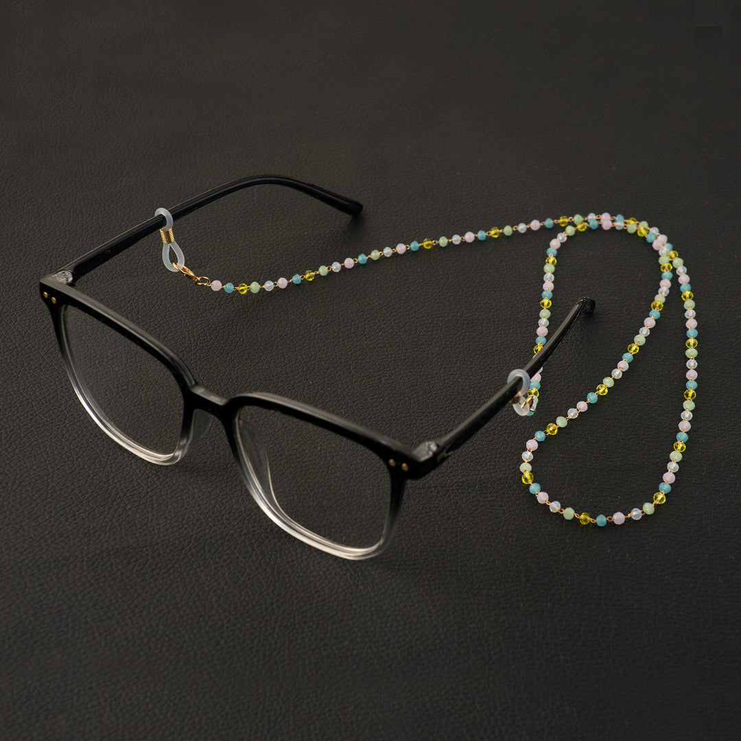 Bunte Perlen Brillenhalter Kette Karnz