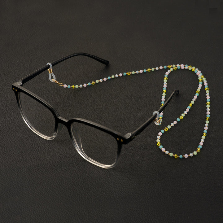 Bunte Perlen Brillenhalter Kette Karnz
