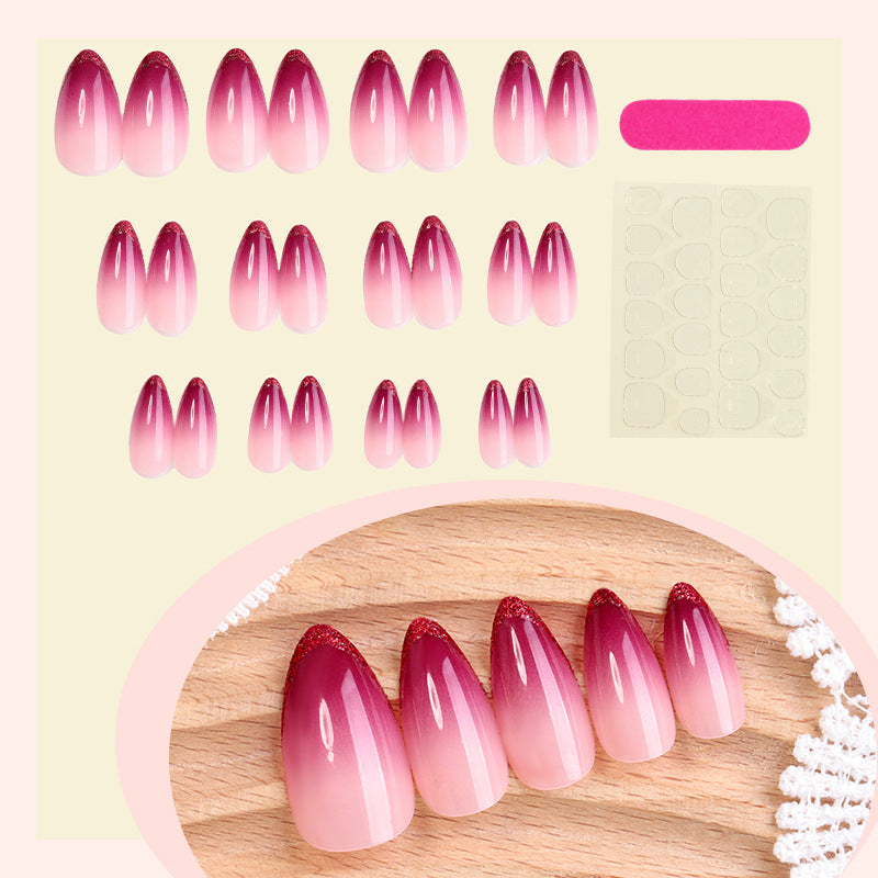 Gradient Ombre Press-On Nail Set Karnz