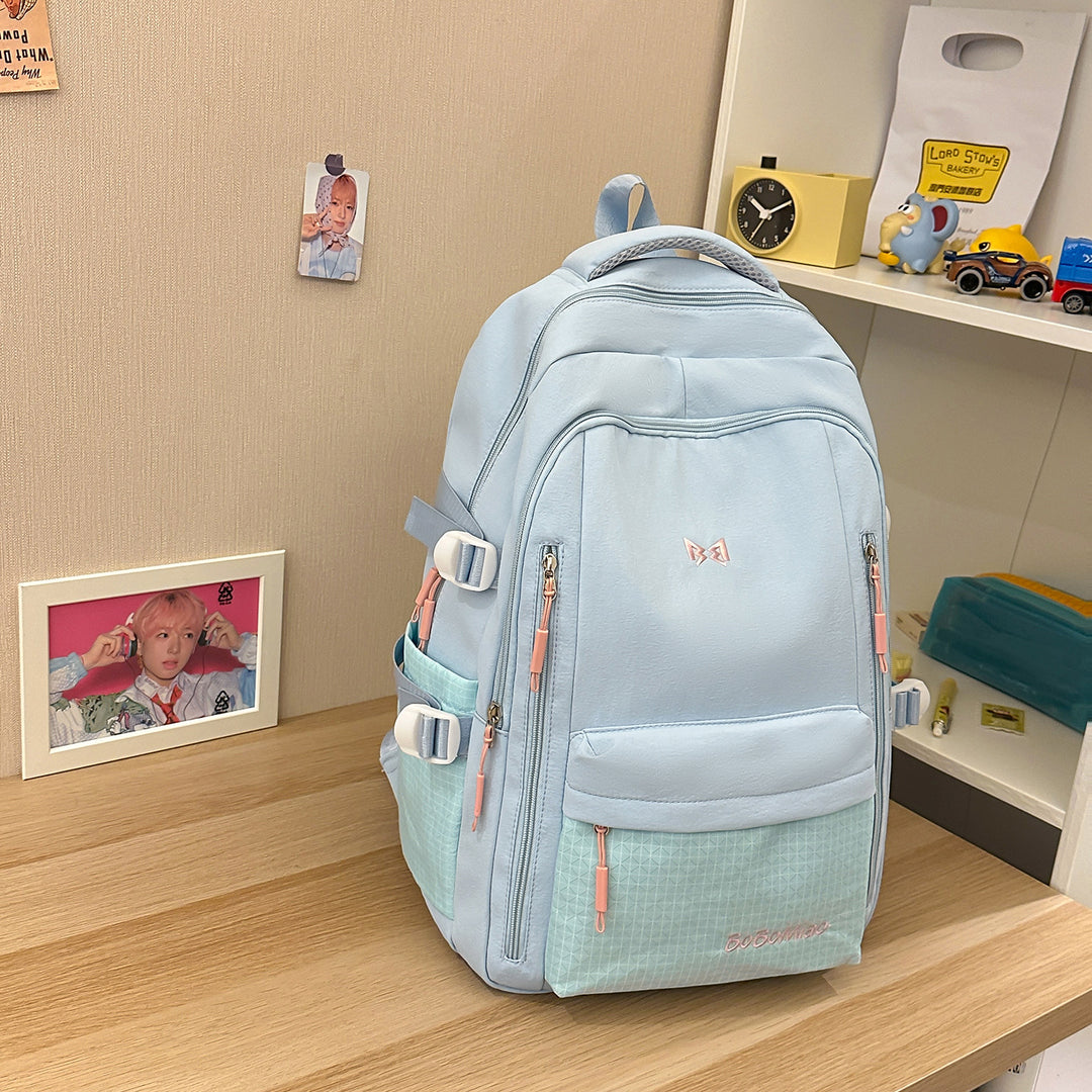 Stylischer Mehrfachfächer-Laptop-Rucksack Karnz
