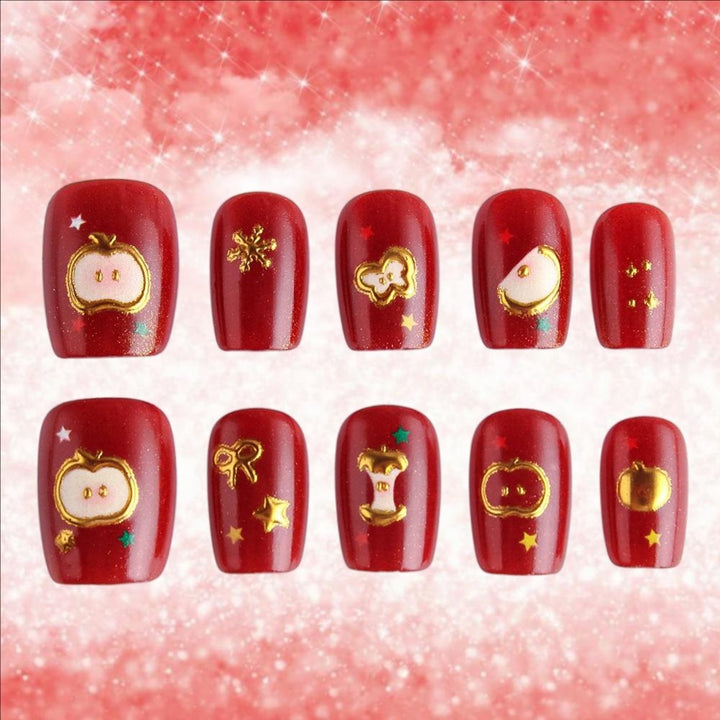 Festliches Themen-Press-On-Nagelset Karnz 1787542947