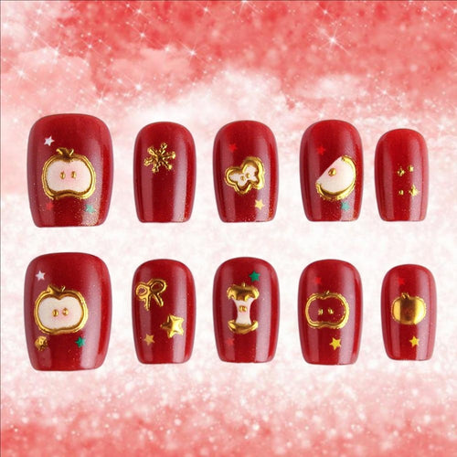 Festliches Themen-Press-On-Nagelset Karnz 1787542947