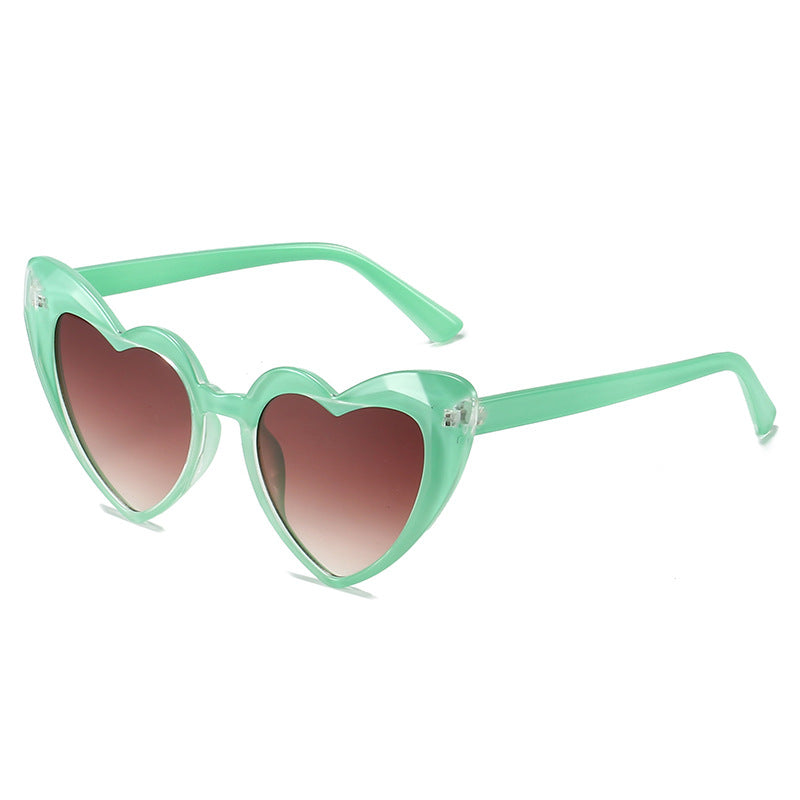 Damen Herzförmige Sonnenbrille im innovativen Design Karnz