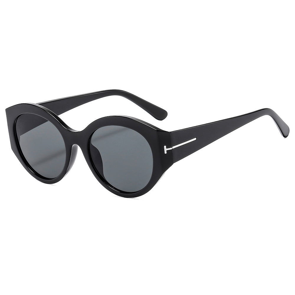 Damen Cat-Eye Sonnenbrille mit extravagantem Rahmen und UV-Schutz Karnz