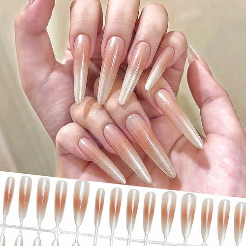 Stiletto Druck-On Nagelspitzen