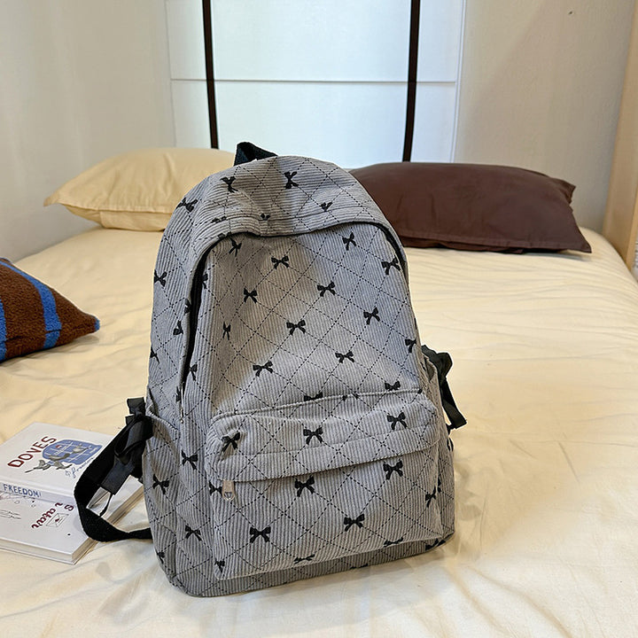 Gestepptes Rucksack mit Schleifendetail