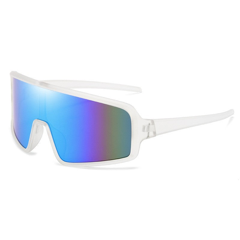 Damen Sportliche Rennsonnenbrille mit großem Sichtfeld und polarisierten Gläsern Karnz