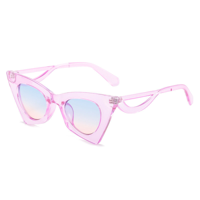 Damen Cat-Eye Sonnenbrille mit eleganten Design-Elementen Karnz