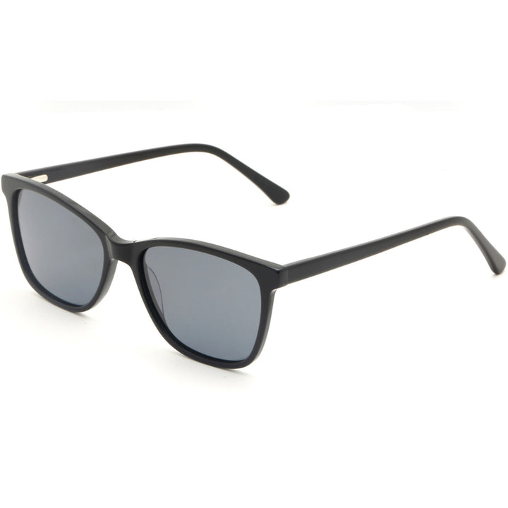 Damen moderne rechteckige Sonnenbrille Karnz