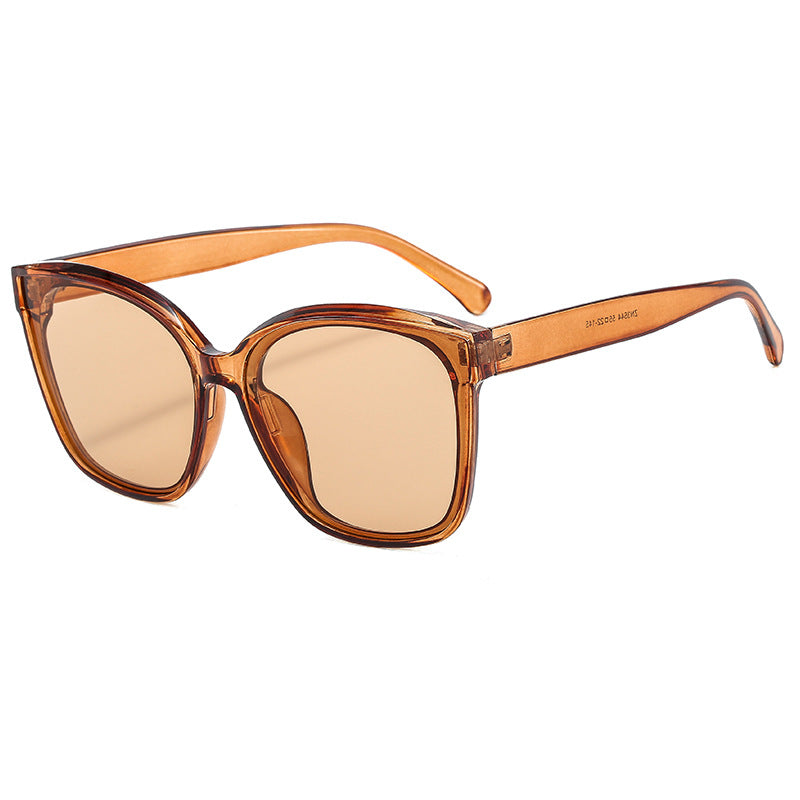 Damen modische Sonnenbrille mit luxuriösem Transparenz-Design Karnz
