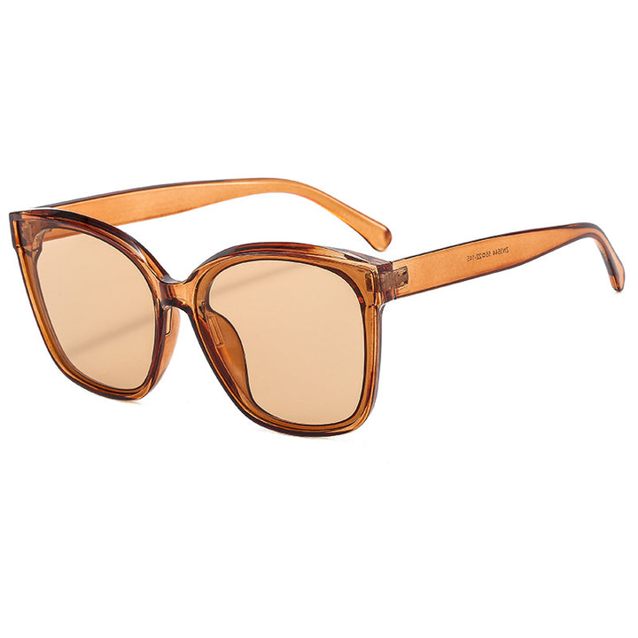 Damen modische Sonnenbrille mit luxuriösem Transparenz-Design Karnz