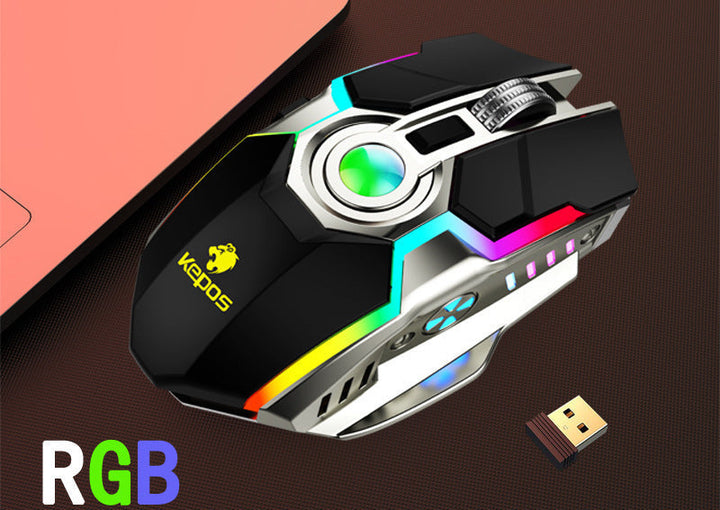 RGB Wireless Gaming Maus mit anpassbarer LED-Beleuchtung Karnz