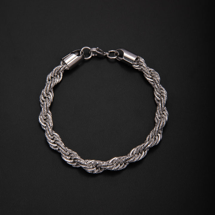 Geflochtenes Gold-Statement-Armband Karnz
