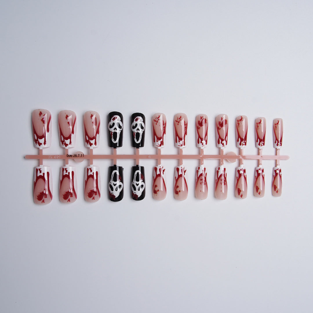 Kreatives Halloween Kunstnagelset Karnz