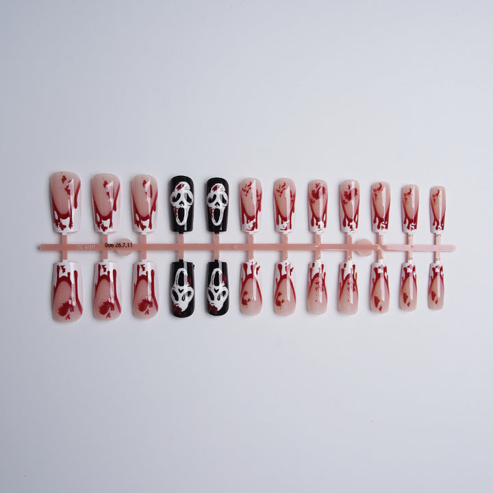 Kreatives Halloween Kunstnagelset Karnz