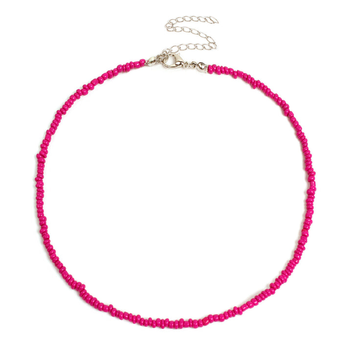 Buntes Perlen-Choker-Halsband Karnz