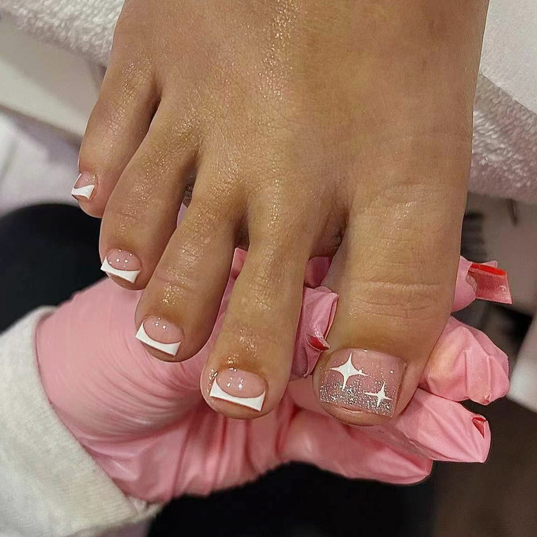 Kreatives Fußnageldesign Karnz