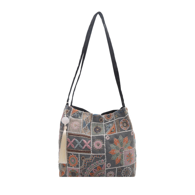 Bohemian Patchwork Schultertasche