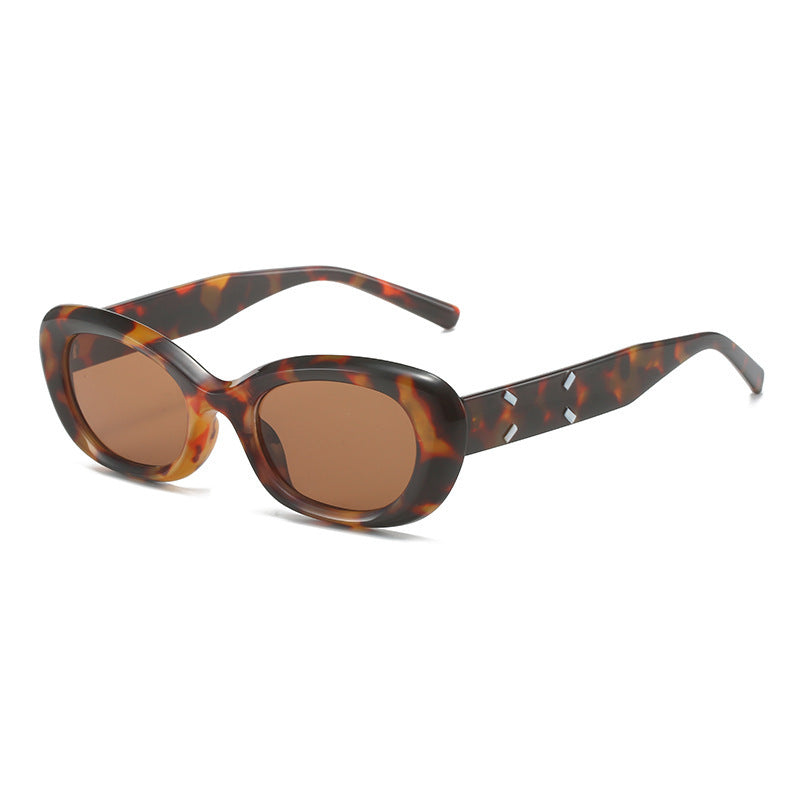 Modebewusste Übergroße Rechteckige Sonnenbrille Karnz