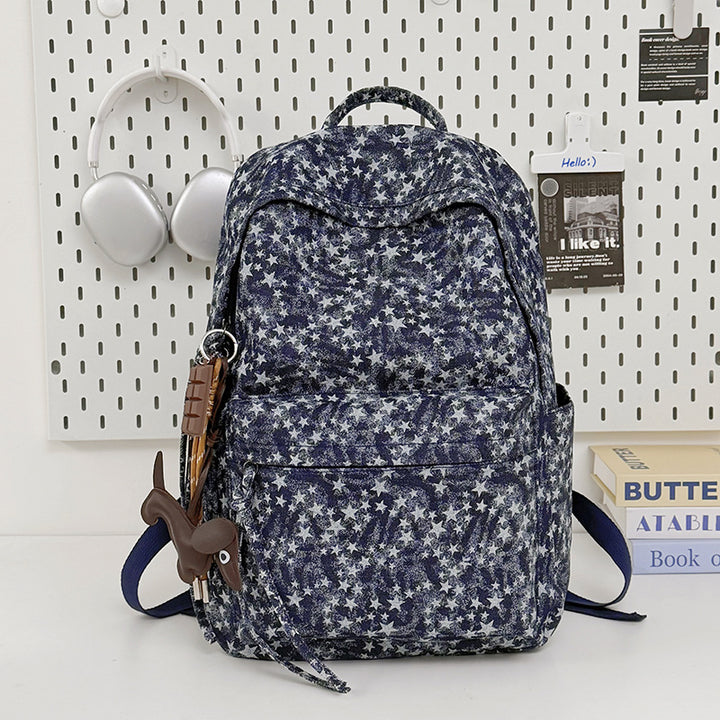 Geräumiger Rucksack mit Sternmuster Karnz