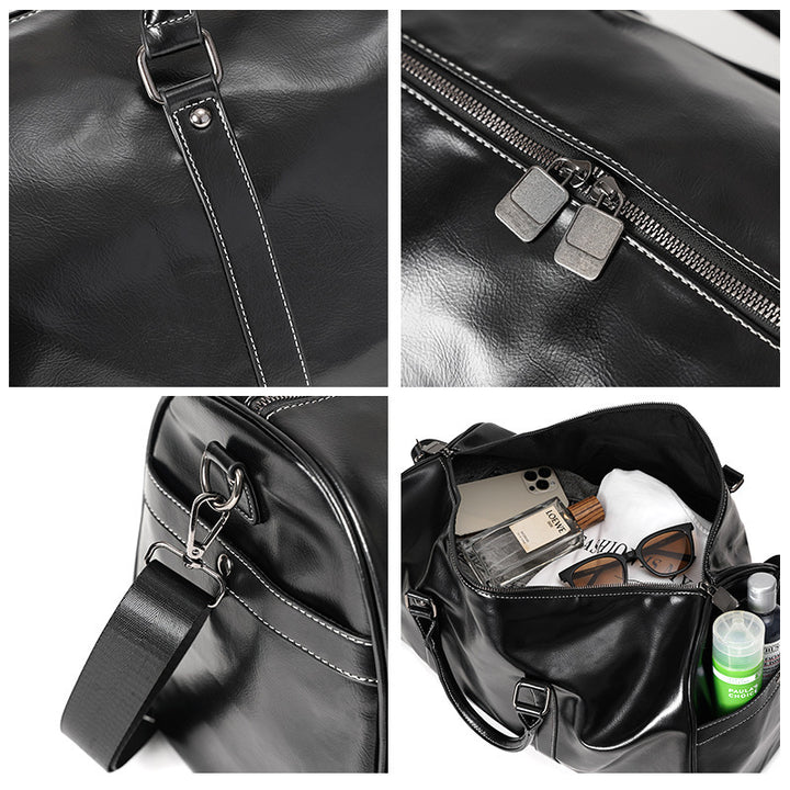 Elegante Leder-Reisetasche Karnz