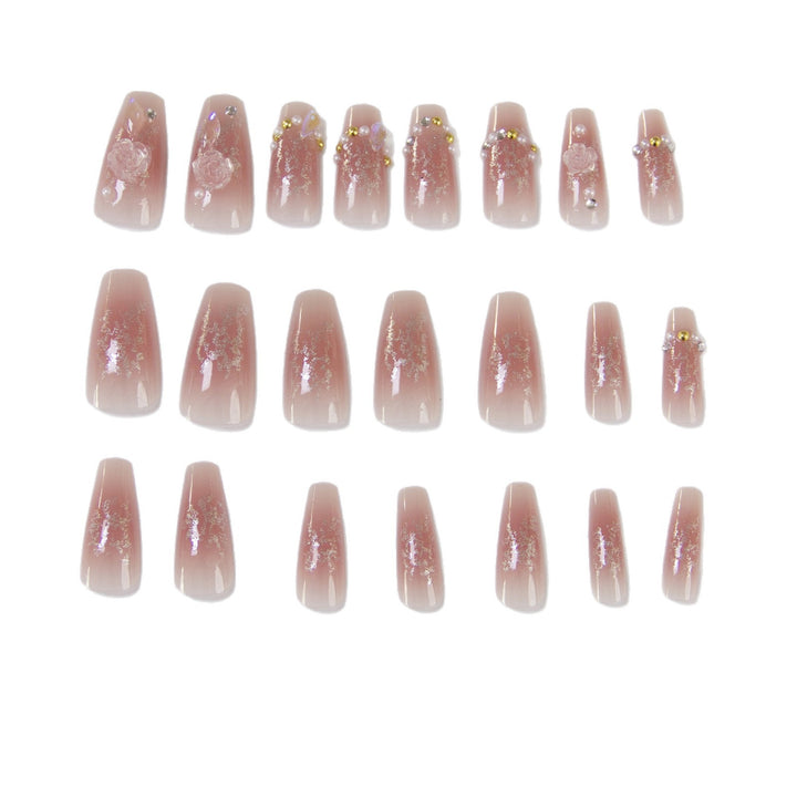 Elegante und Glänzende Nagelkunst Karnz