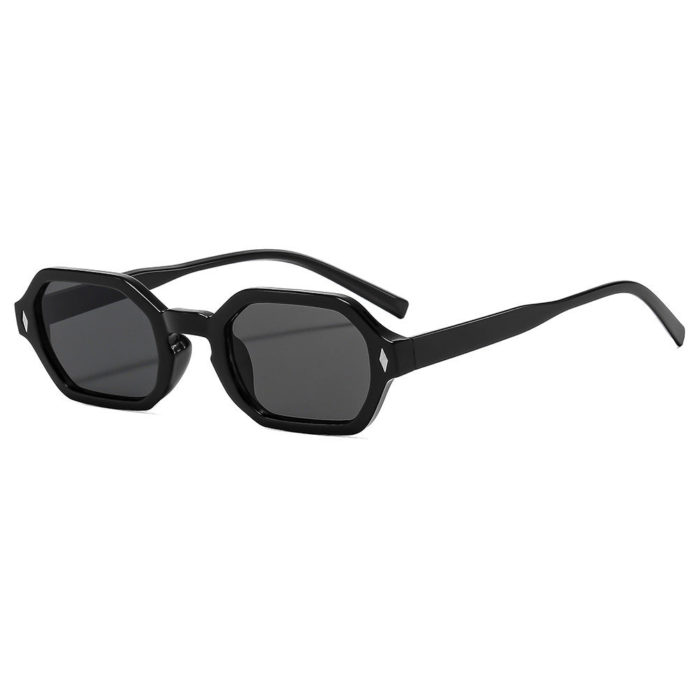 Damen stilvolle Sonnenbrille im modernen achteckigen Design mit UV-Schutz Karnz