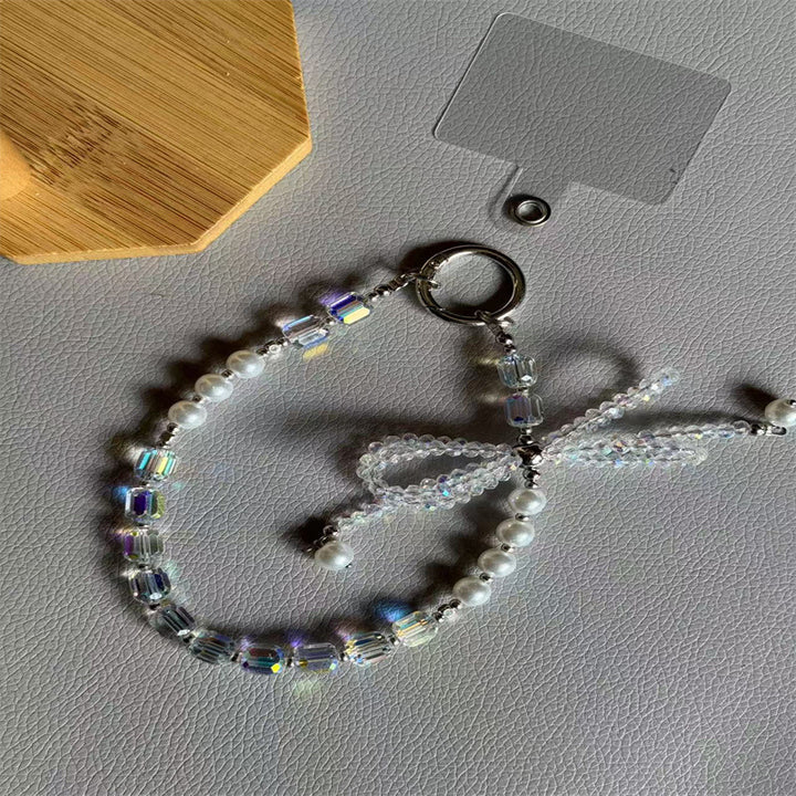 Eleganter Perlen Charm Schlüsselanhänger Karnz 1790135383