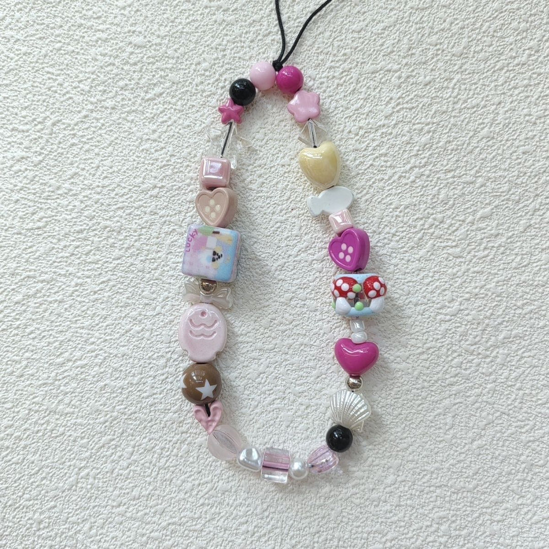 Farbenfroher Charm Perlen Brillenband Karnz