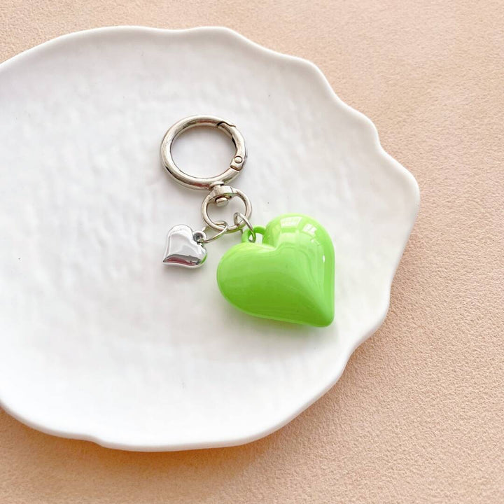 Herzförmiger Charm Schlüsselanhänger Karnz