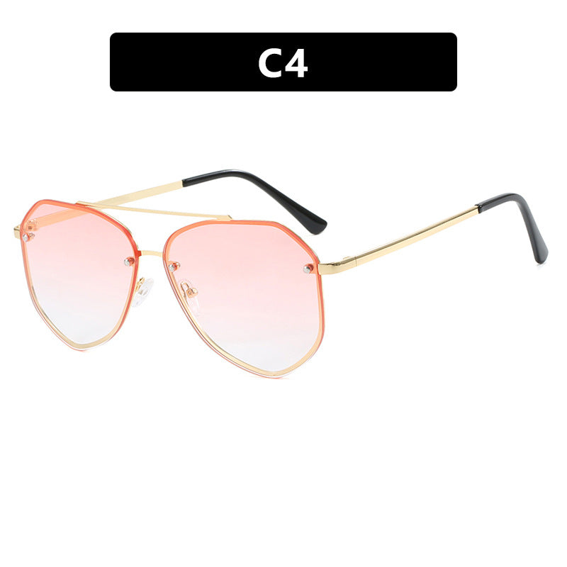 Damen stylische Sonnenbrille im einzigartigen Pentagramm-Design Karnz