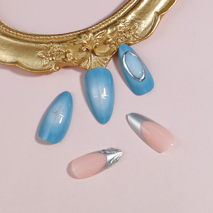 Elegantes DIY Press-On Nagelset Karnz