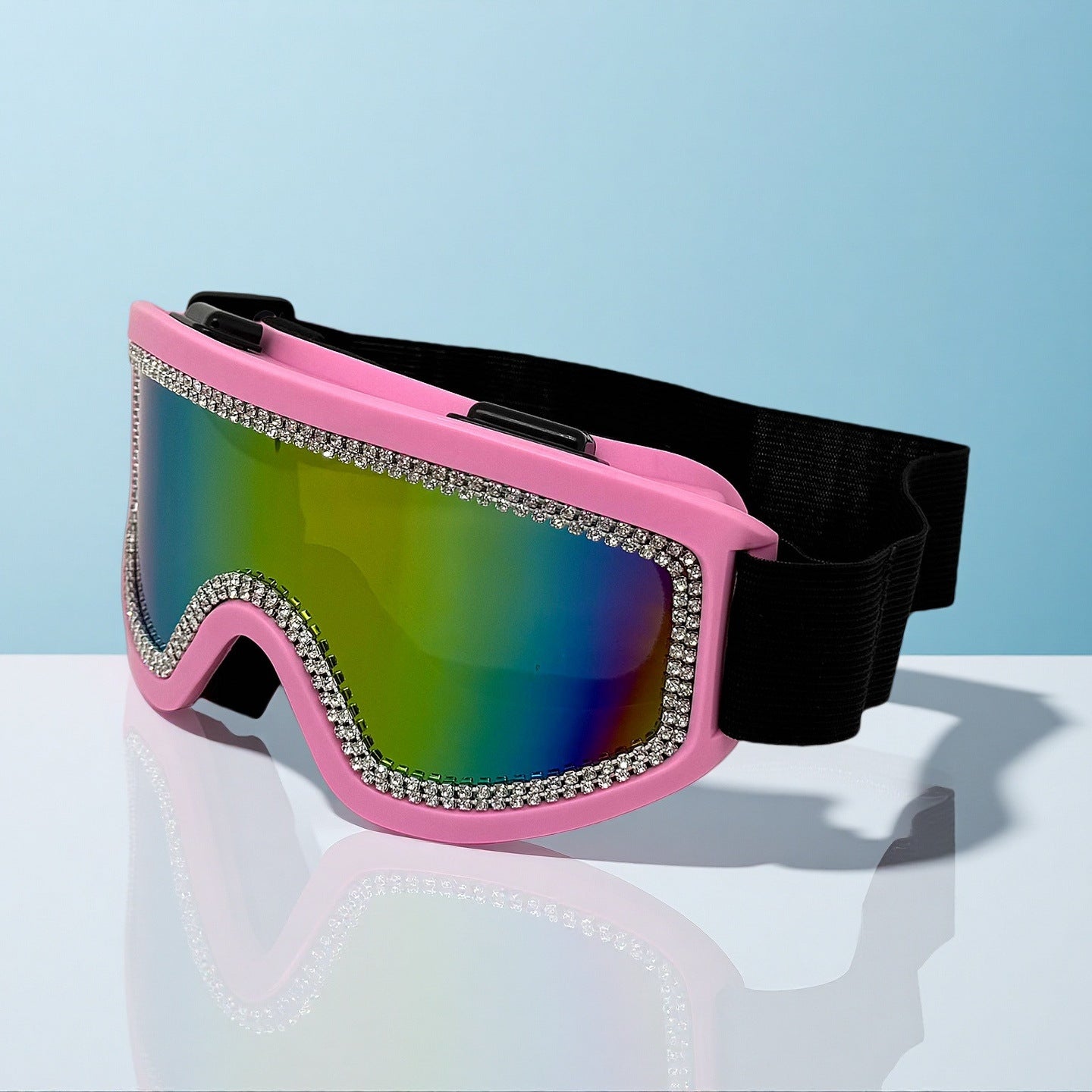 Damen Glamouröse Skibrille Karnz