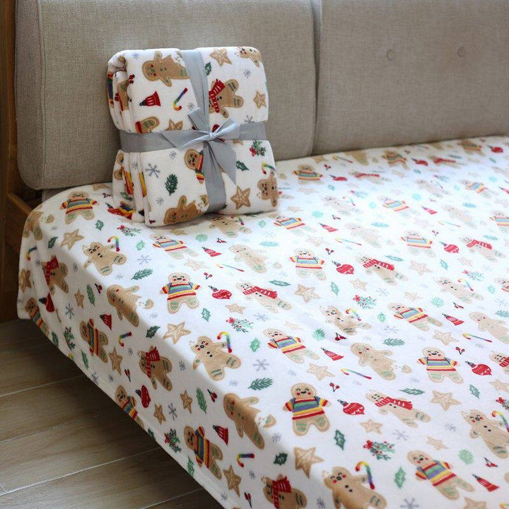 Gemütliche saisonale Plüschdecke