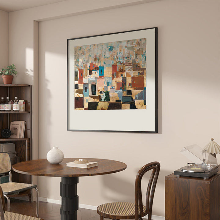 Künstlerisch gerahmte Leinwand Wandkunst