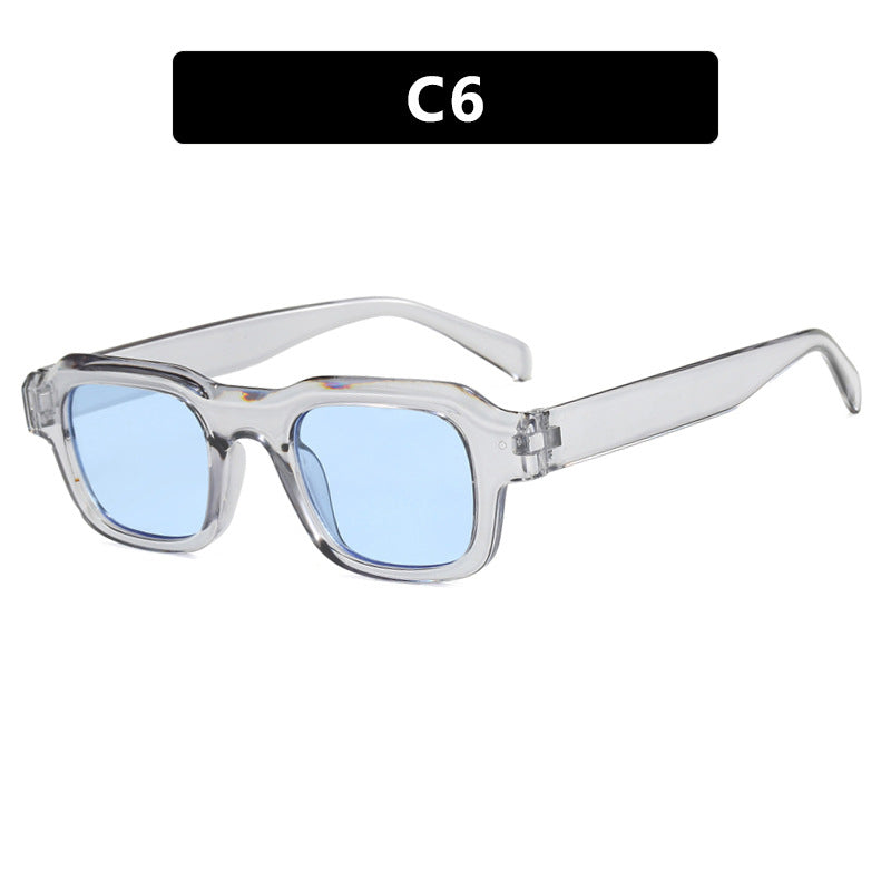 Damen moderne quadratische Sonnenbrille mit schützendem Polycarbonat-Rahmen Karnz