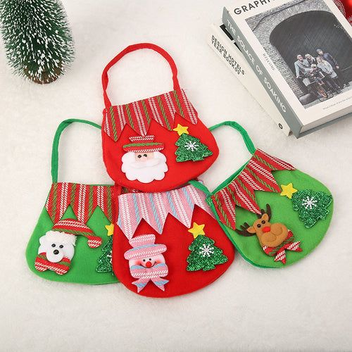 Niedliche Weihnachtsgeschenktasche aus Filz Karnz