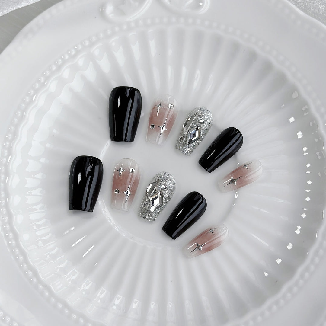 Glamourös Press-On Nagelkunst Set  1791773771