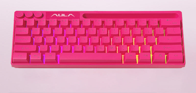 Drahtlose RGB ultraflache mechanische Tastatur Karnz