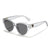Damen Cat-Eye Sonnenbrille mit herzförmigem Detail und UV-Schutz Karnz