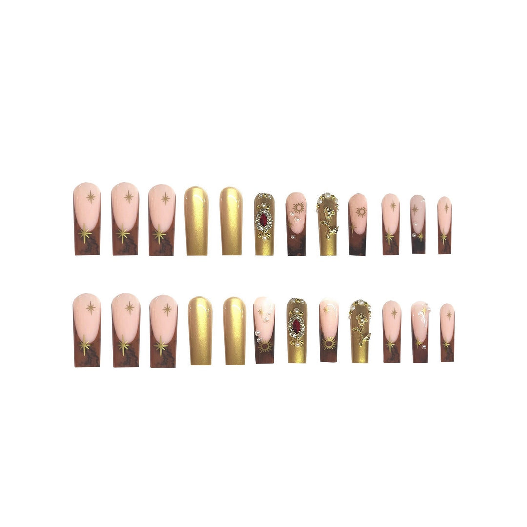Glamouröse 3D Nagelkunst Tipps Karnz