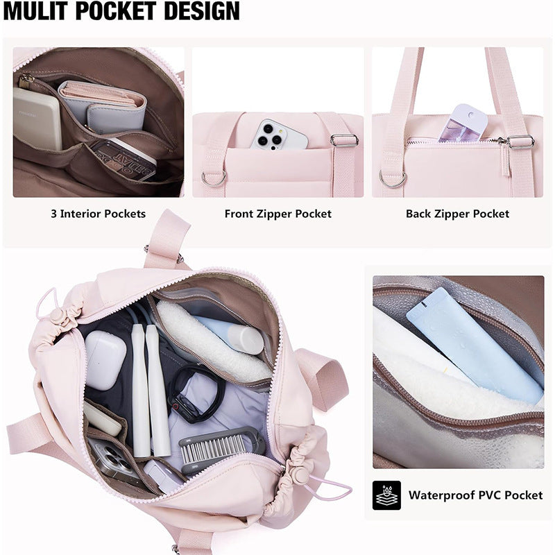 Modische Reisetasche mit Abnehmbarem Portemonnaie Karnz