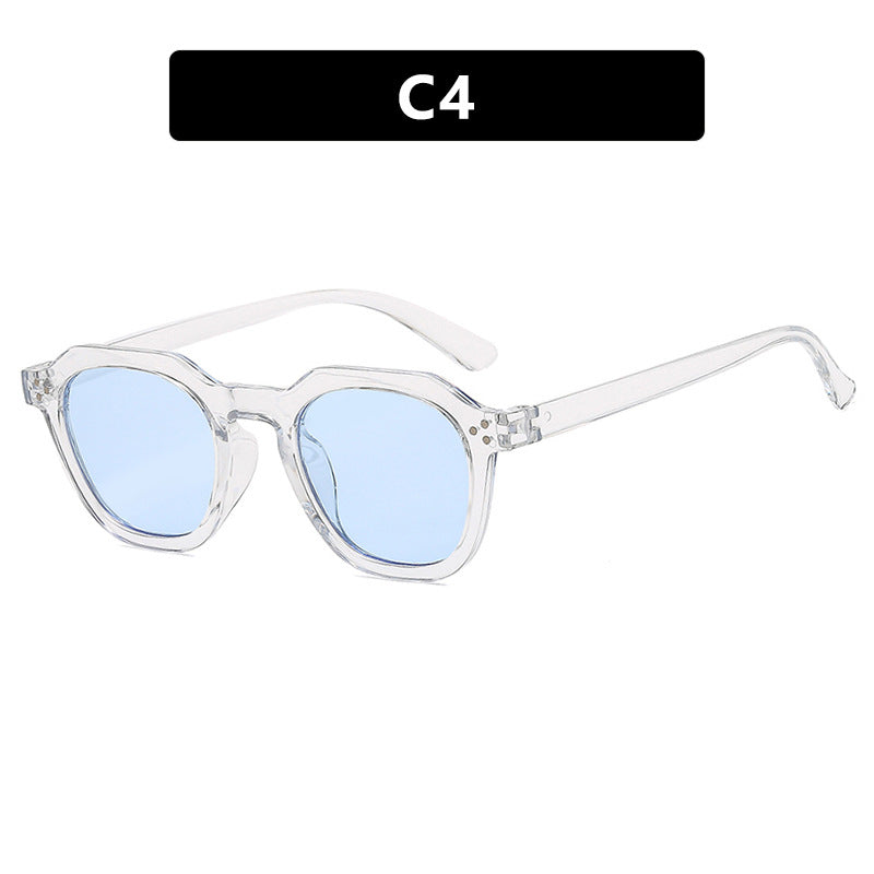 Damen modische Sonnenbrille im trendigen Hexagon-Design Karnz